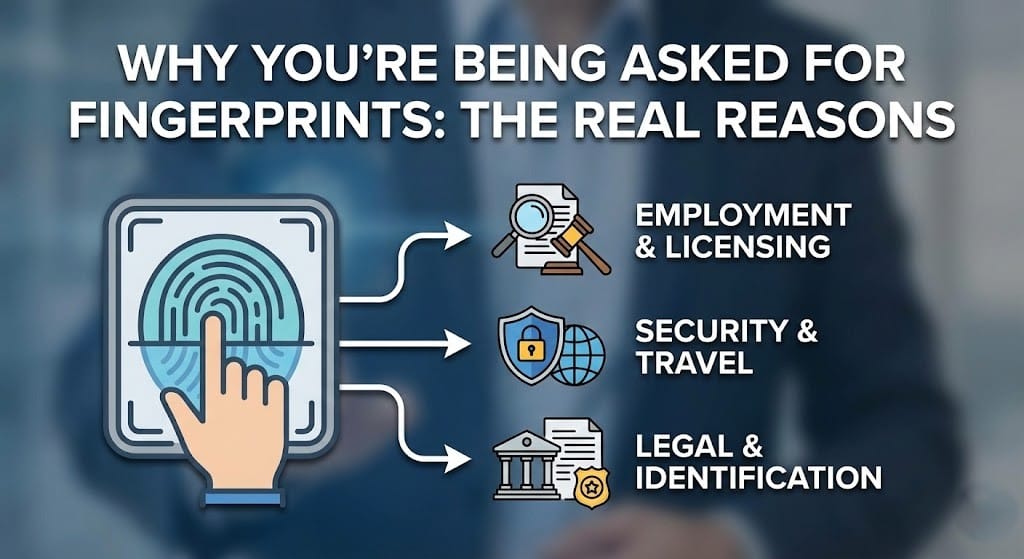 Why You're Being Asked for Fingerprints The Real Reasons