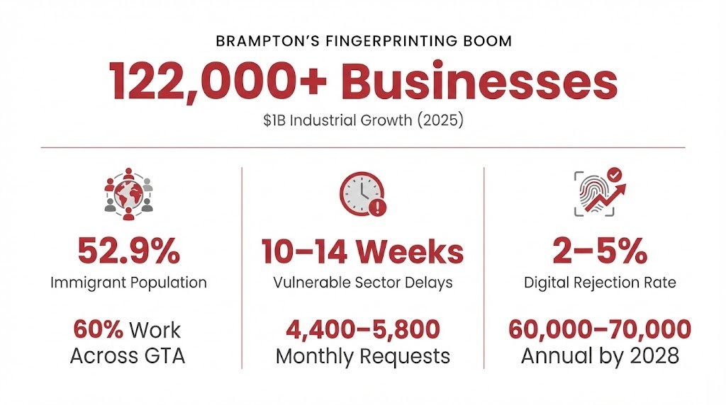 Key Takeaways Brampton's Fingerprinting Boom