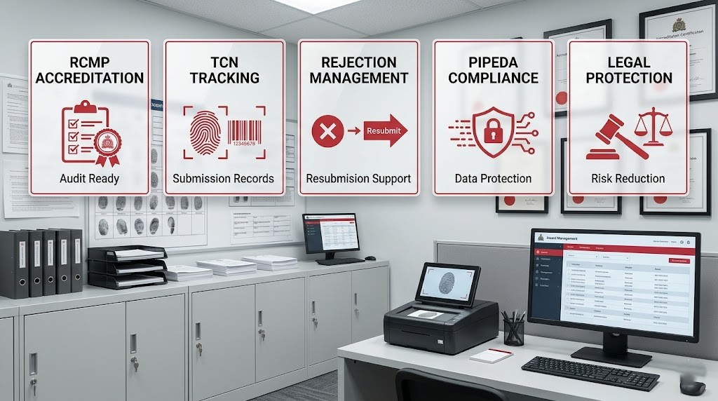 Document Retention Matters for a Fingerprinting Service