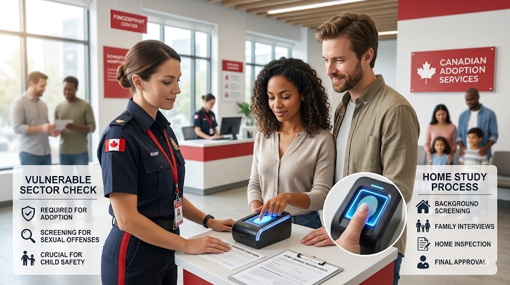 Fingerprinting for Domestic Adoption in Canada